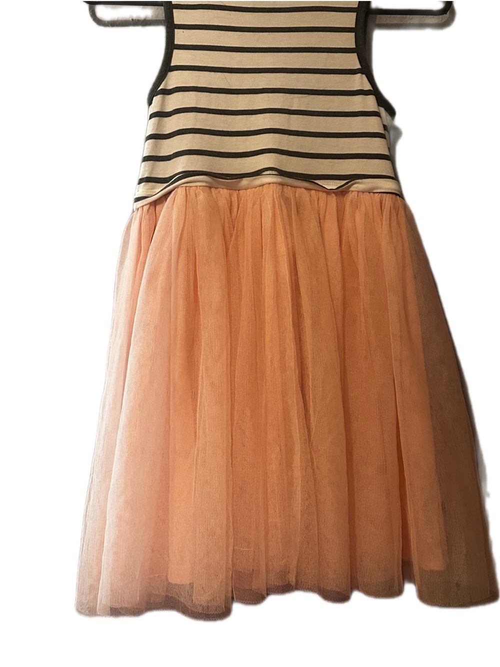 Zunie Pink Tulle Striped Bow Dress - Picture 2 of 3
